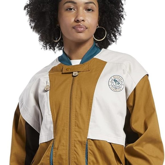 SOLDOUT EVERYWHERE Reebok Womens CL FS Jacket Unisex Spring Hipster - size M - Picture 2 of 8